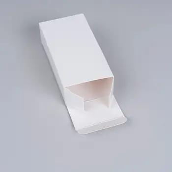 10Pcs/lot Papel Branco, Caixa de Papelão Para Embalagem,DIY Brancas Pequenas Caixas de Embalagem,Dobre Forma Plana Caixa de Papel