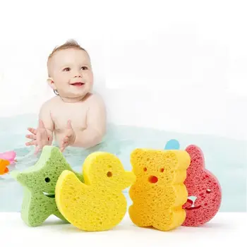 Natural Seguro De Recém-Nascidos, Lactentes Banheira Esponjas De Banho Do Bebê Esponja De Banho Do Bebê Acessórios Formas Clássicas