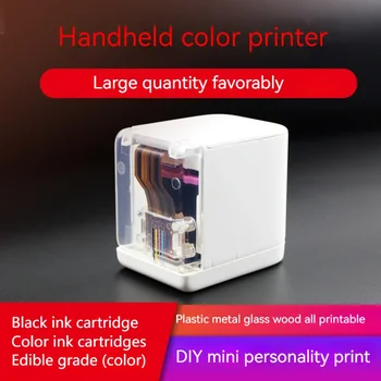 Portátil de Cor Portátil Impressora Multi-idioma do Sistema Portátil Impressora Jato de tinta Diy Pequenas Impressoras a Jato de tinta Pequeno e Portátil