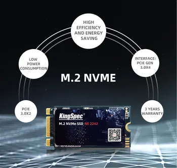 SSD M2 NVMe PCIe M. 2 SSD 120GB 240GB 512GB de 256 GB do disco Rígido m.2 2242 SSD Para o Portátil da área de Trabalho em disco ssd Para Thinkpad T480 T470