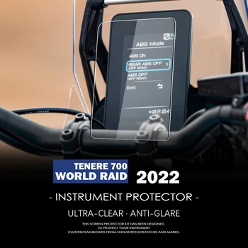 Tenere 700 Mundo Raid 2022 Acessórios Instrumento Filme do Zero Tela do Cluster para a Yamaha Tenere700 T700 T7 Painel de Proteção